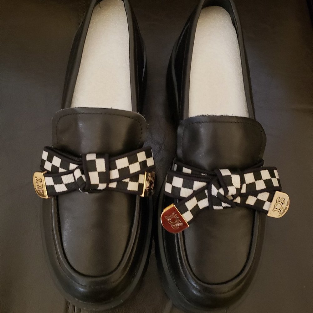 JOSINY Size 9 Black Patent Leather